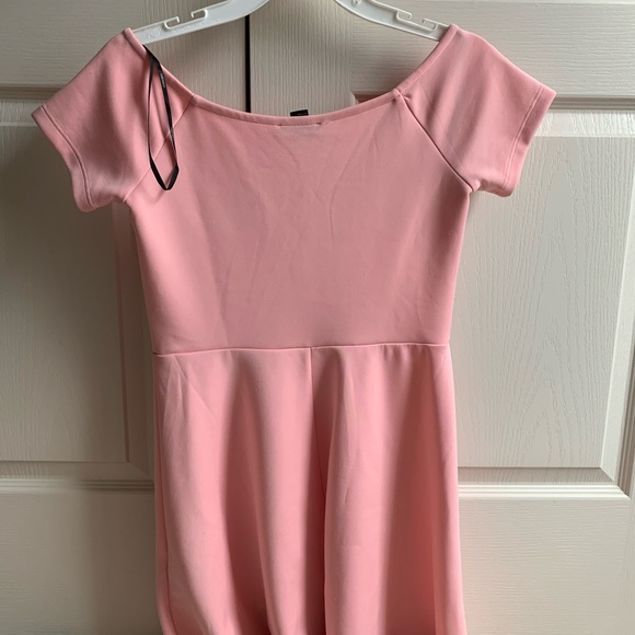 Pink Fitted Dress - Picture 1 of 2